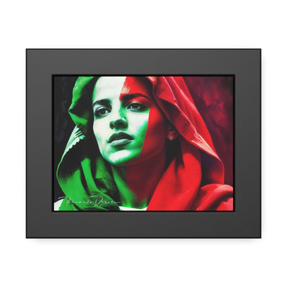 Palestine Girl Framed Poster