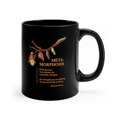 Ricardo Derose Metamorphsis - Black Coffee Mug, 11oz