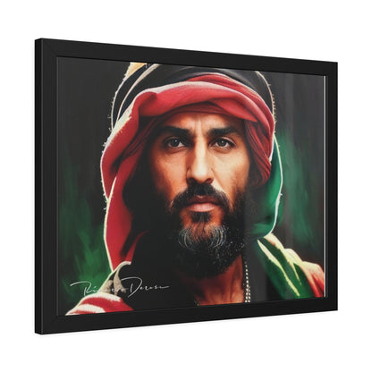 Palestine Man Framed Poster