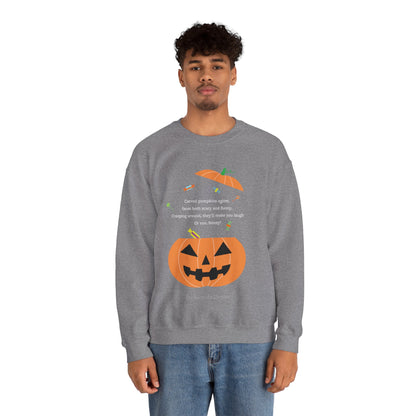 Halloween Jack o Lantern_Unisex Heavy Blend™ Crewneck Sweatshirt