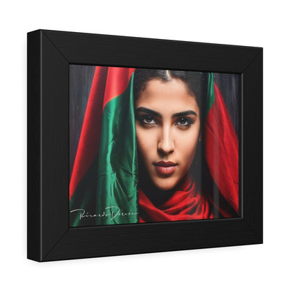 Palestine Girl Framed Poster