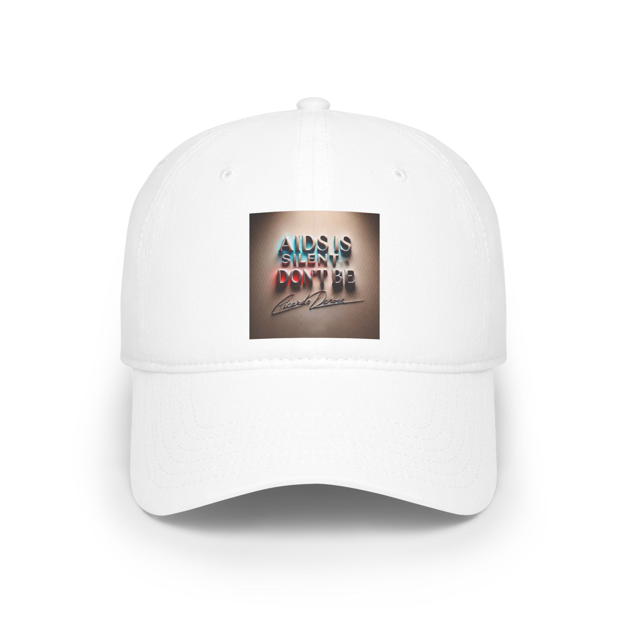 Aids Is Silent - Low Profile Baseball Cap