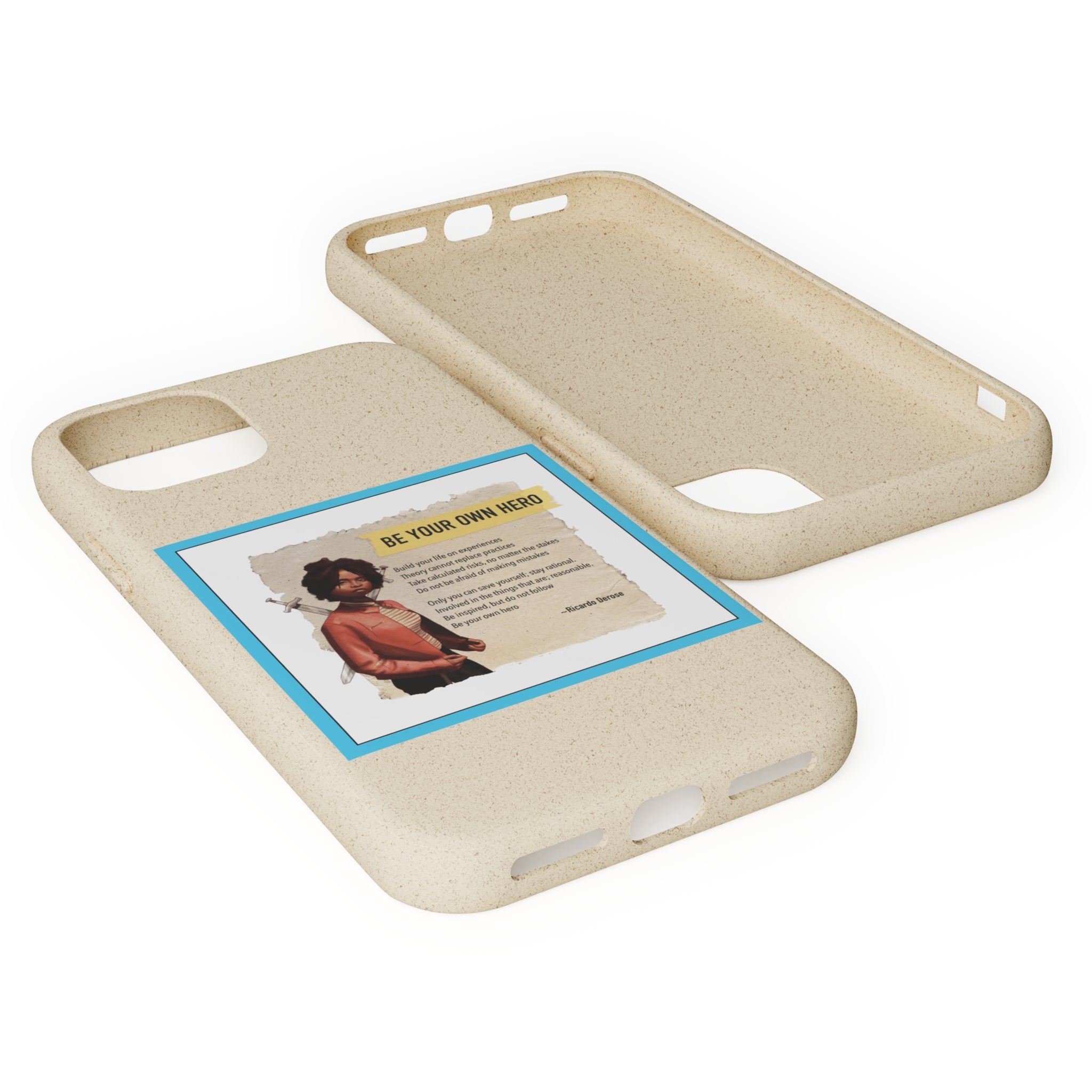 Be Your Own Hero Biodegradable Cases