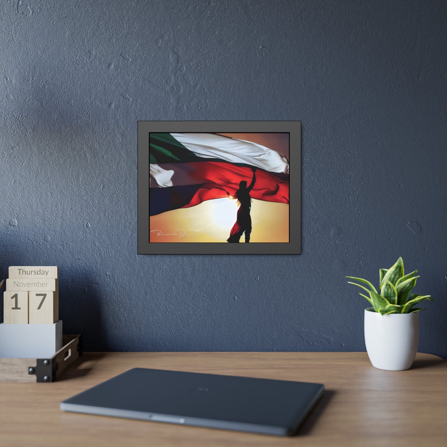 Palestine Flag Framed Poster