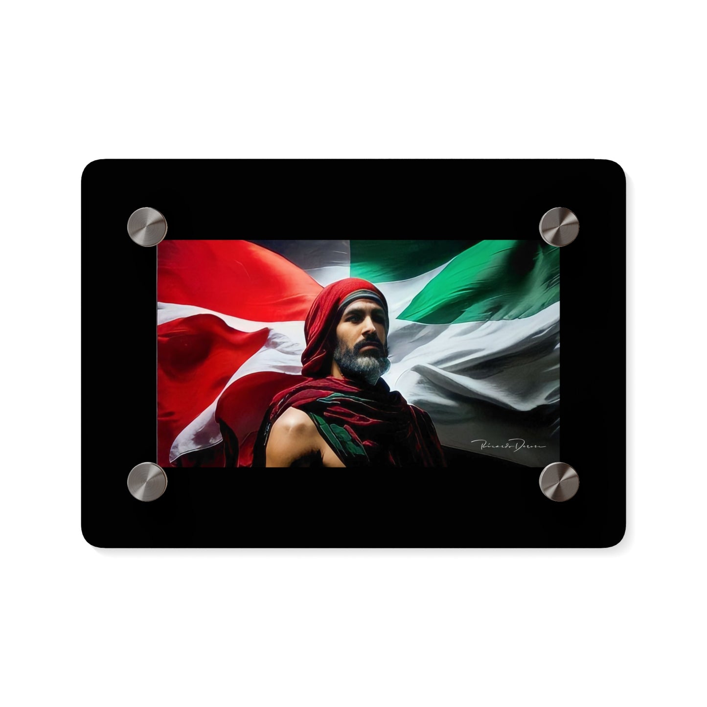 Free Palestine Acrylic Glass Art - Derose Entertainment 