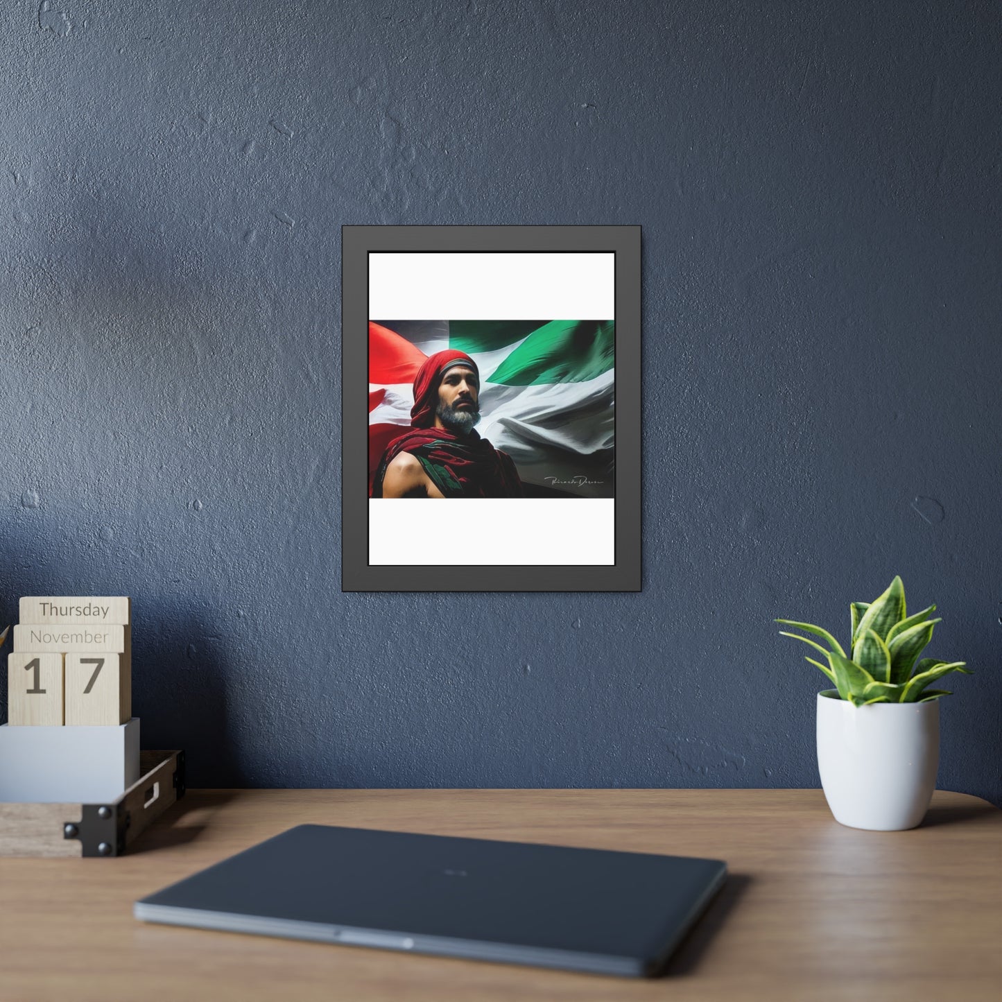 Framed Free Palestine Paper Posters