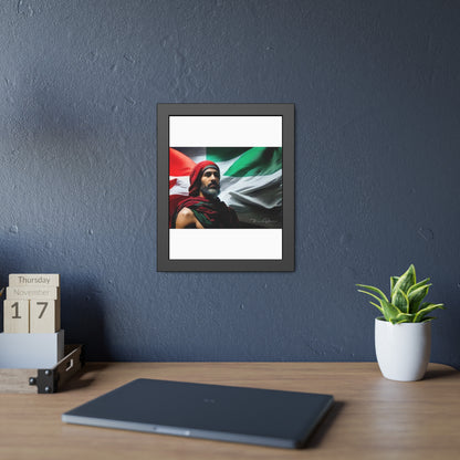 Framed Free Palestine Paper Posters