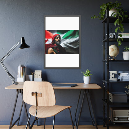 Framed Free Palestine Paper Posters