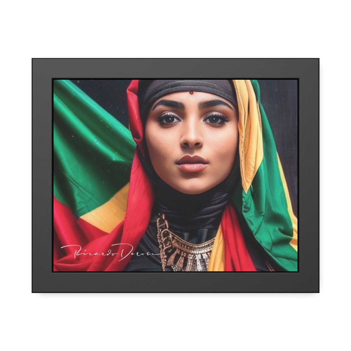 Palestine Girl Framed Poster