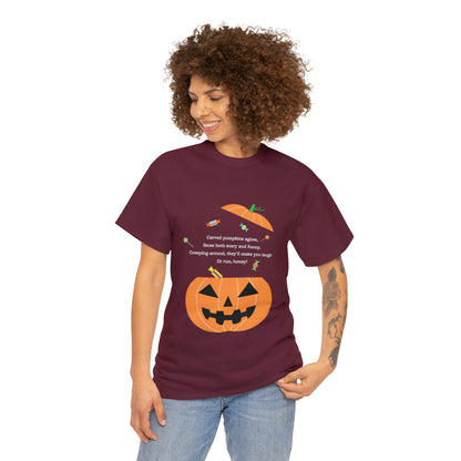 Halloween Jack o Lantern_Unisex Heavy Cotton Tee - Derose Entertainment 