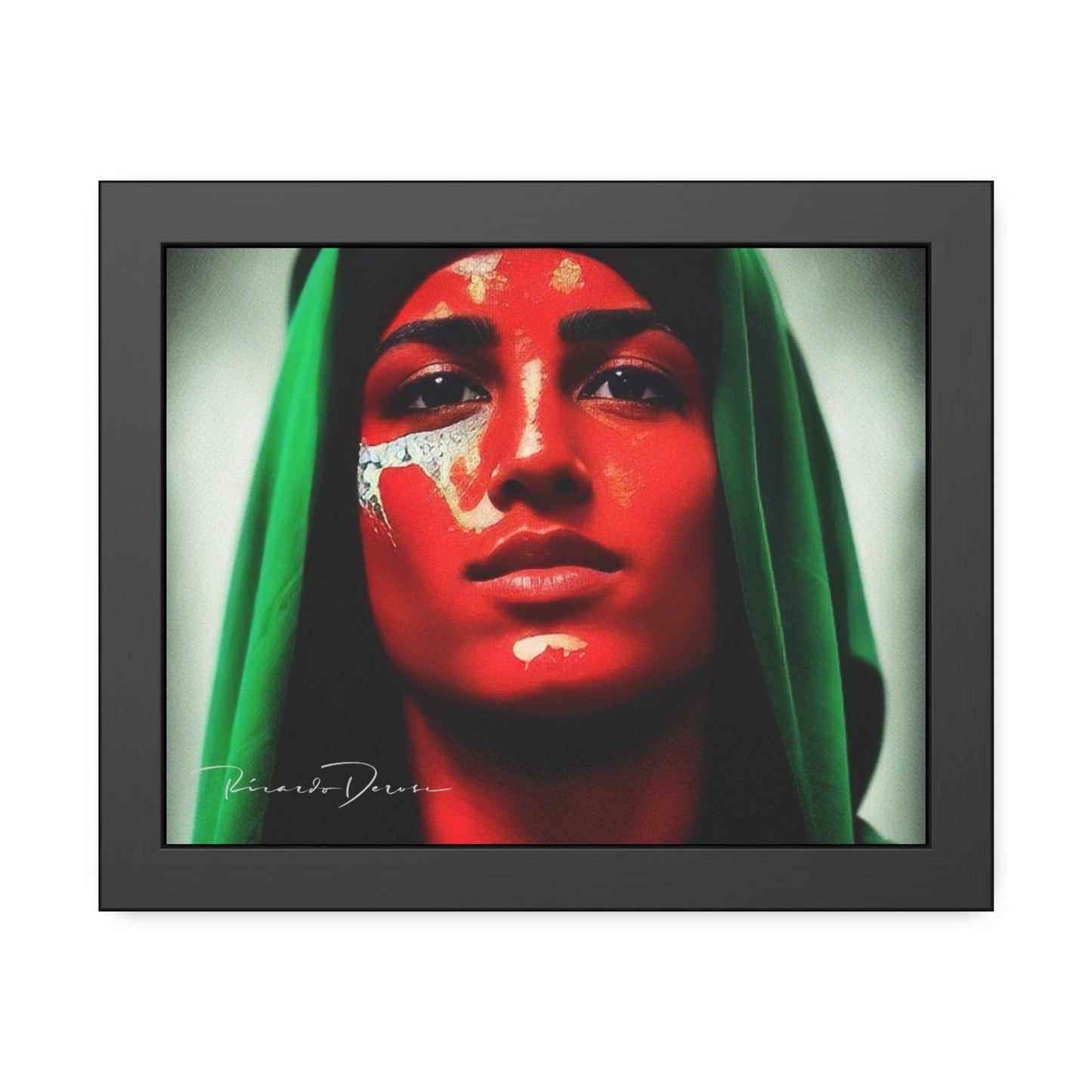 Palestine Girl Framed Poster