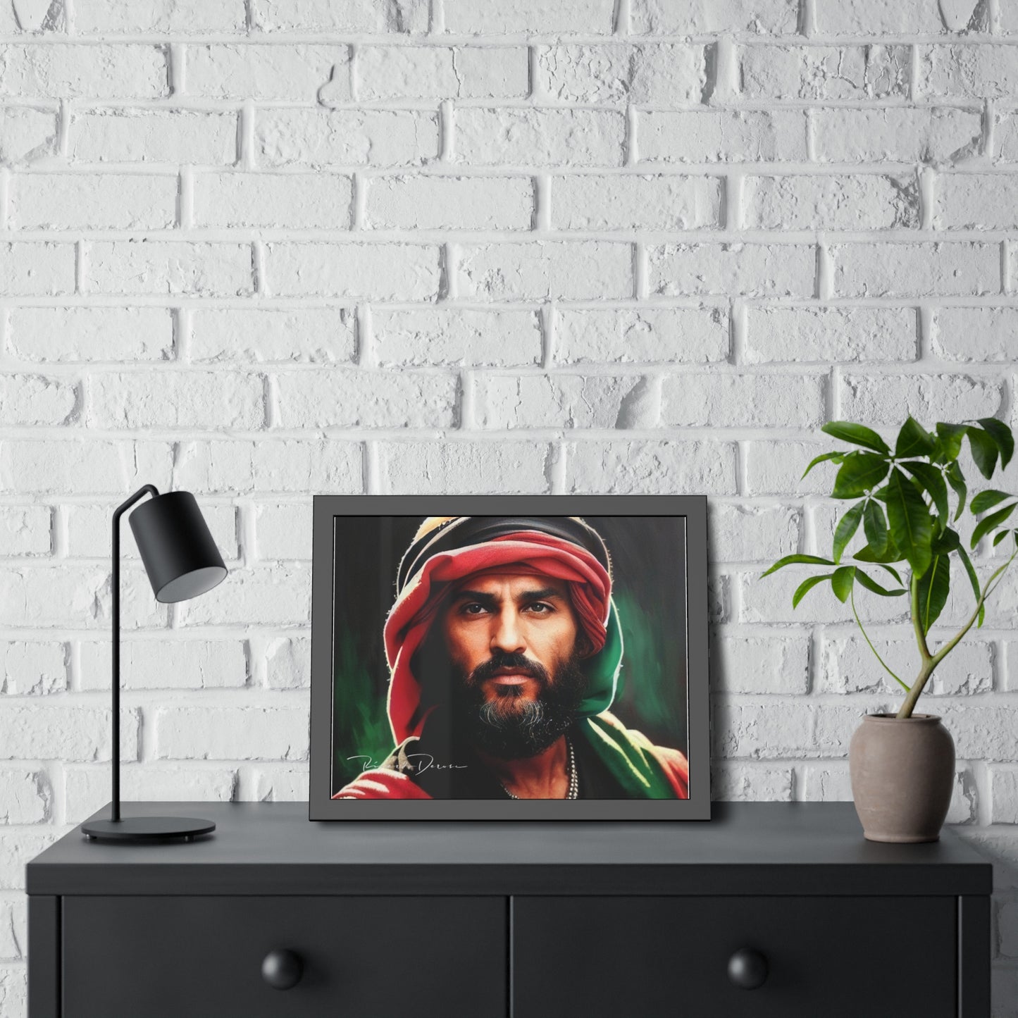 Palestine Man Framed Poster