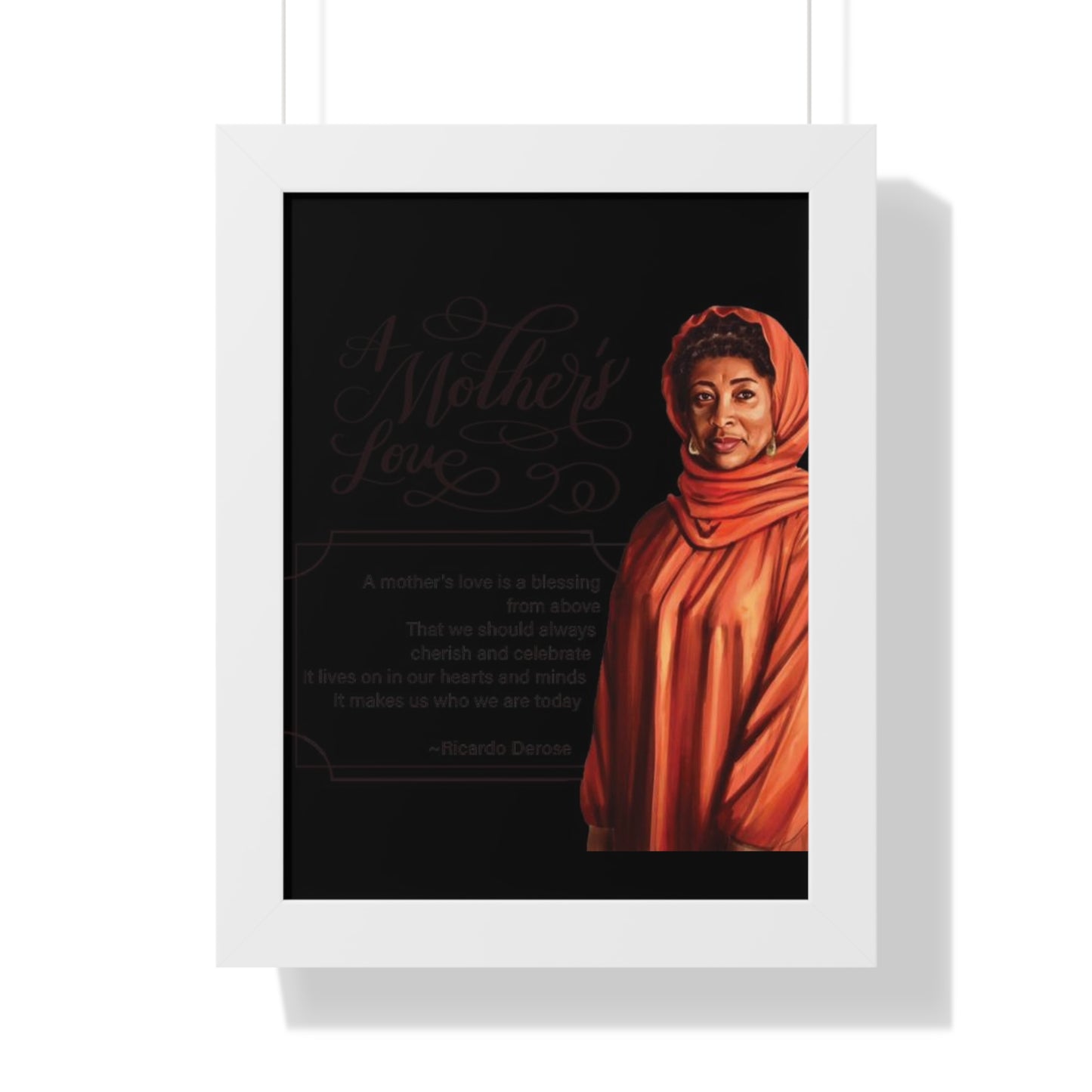 A Mother's Love- Framed Vertical Poster