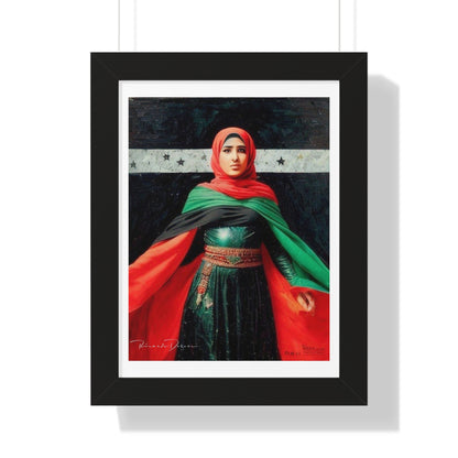 Framed Palestine Vertical Poster - Derose Entertainment 