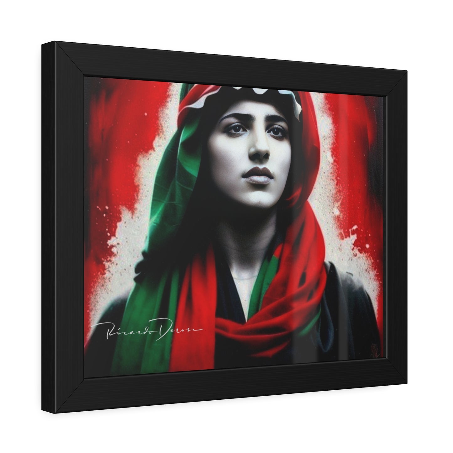 Palestine Girl Framed Poster