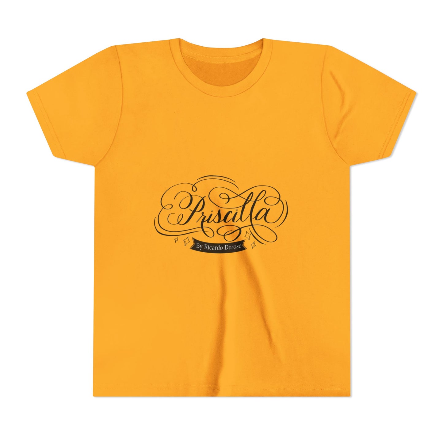 Personalized Priscilla Youth Short Sleeve Tee - Stylish & Comfortable Kids' T-Shirt