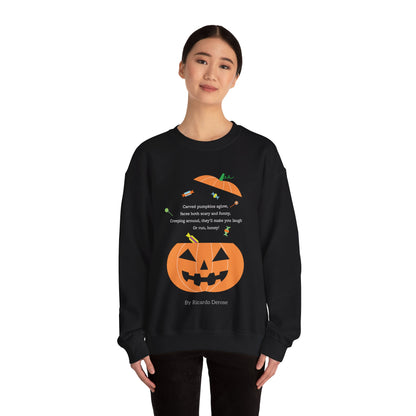 Halloween Jack o Lantern_Unisex Heavy Blend™ Crewneck Sweatshirt