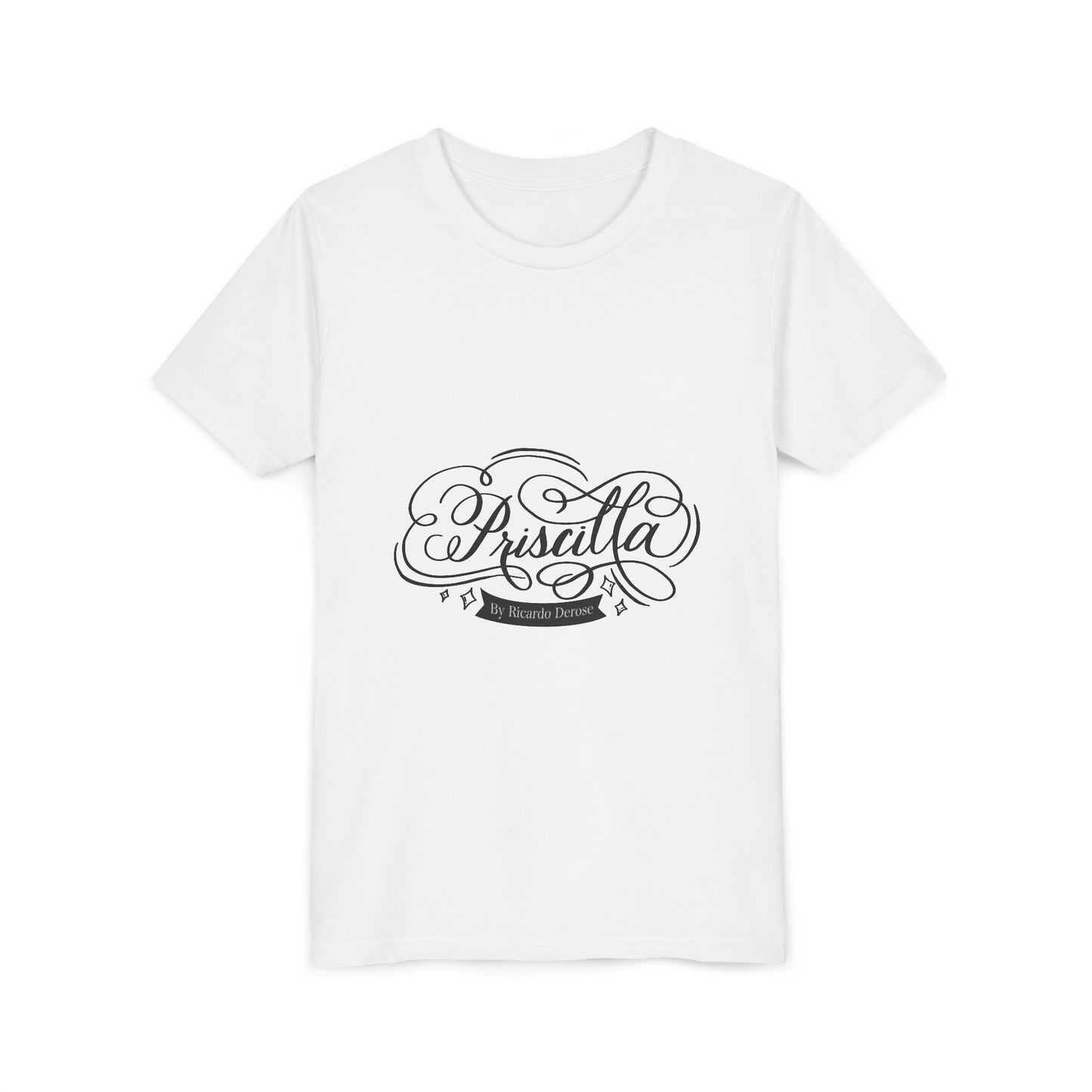 Personalized Priscilla Youth Short Sleeve Tee - Stylish & Comfortable Kids' T-Shirt