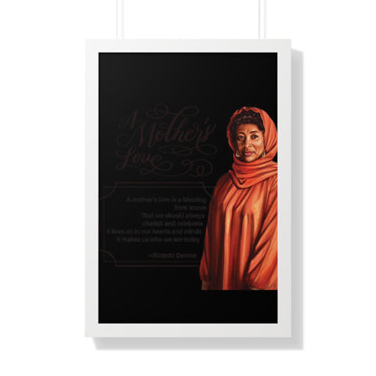 A Mother's Love- Framed Vertical Poster