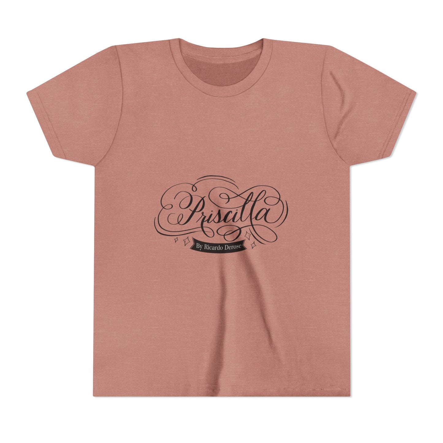 Personalized Priscilla Youth Short Sleeve Tee - Stylish & Comfortable Kids' T-Shirt