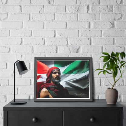 Framed Free Palestine Paper Posters