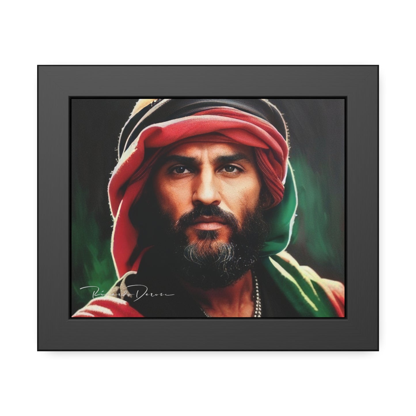 Palestine Man Framed Poster