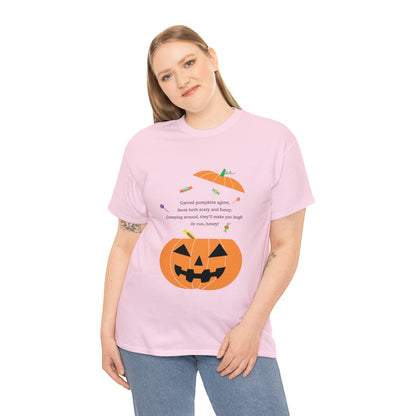 Halloween Jack o Lantern_Unisex Heavy Cotton Tee - Derose Entertainment 