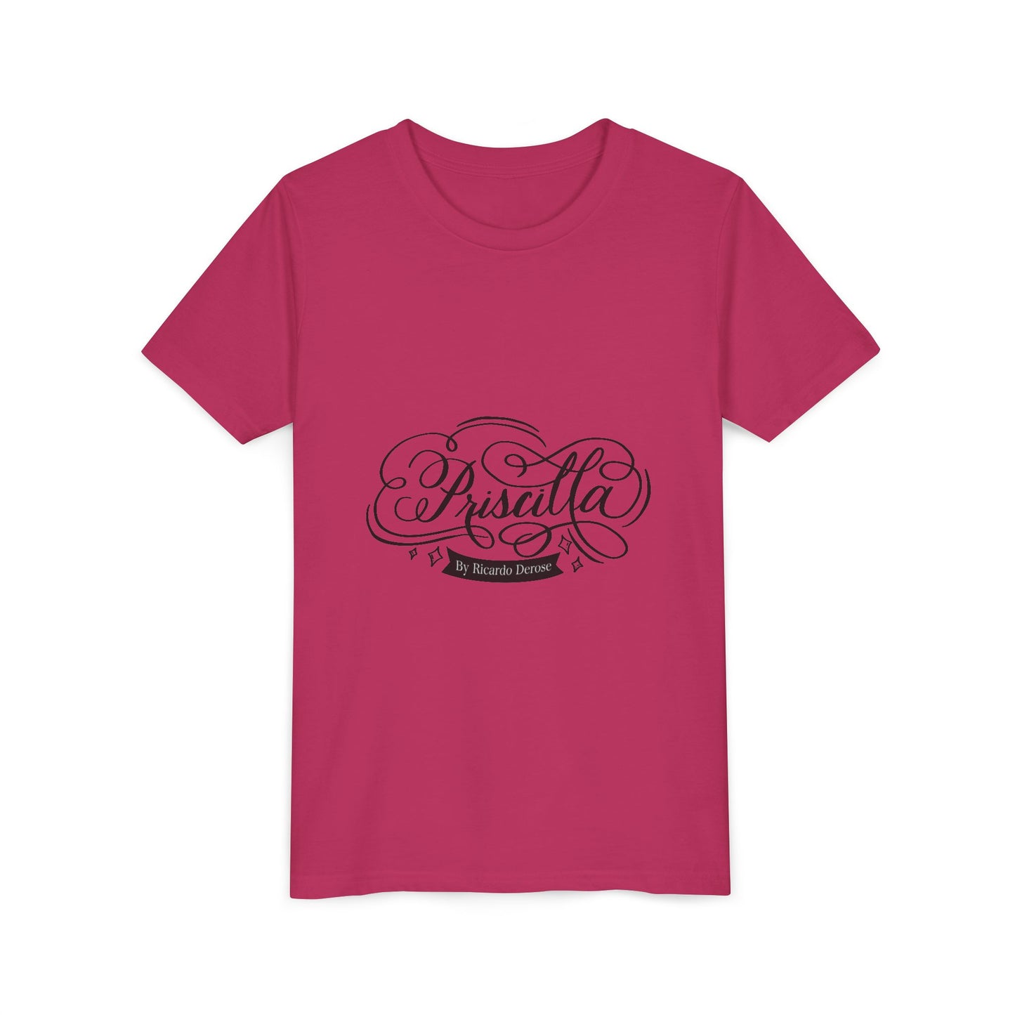 Personalized Priscilla Youth Short Sleeve Tee - Stylish & Comfortable Kids' T-Shirt