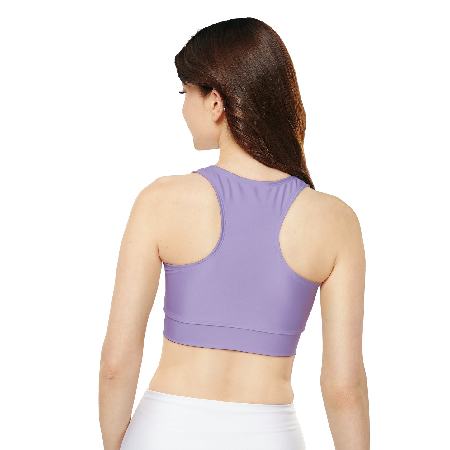 Fully Lined, Padded Sports Bra (AOP)