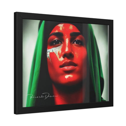 Palestine Girl Framed Poster