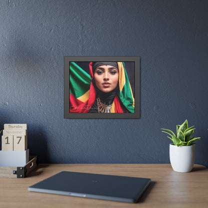 Palestine Girl Framed Poster