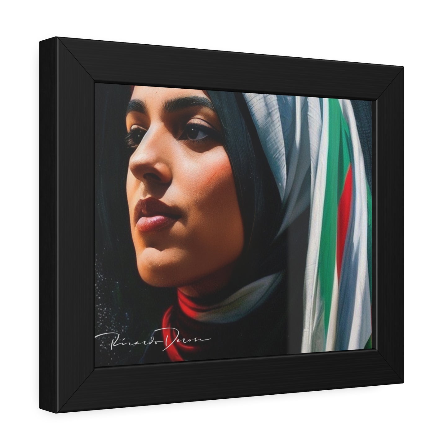 Palestine Girl Framed Poster