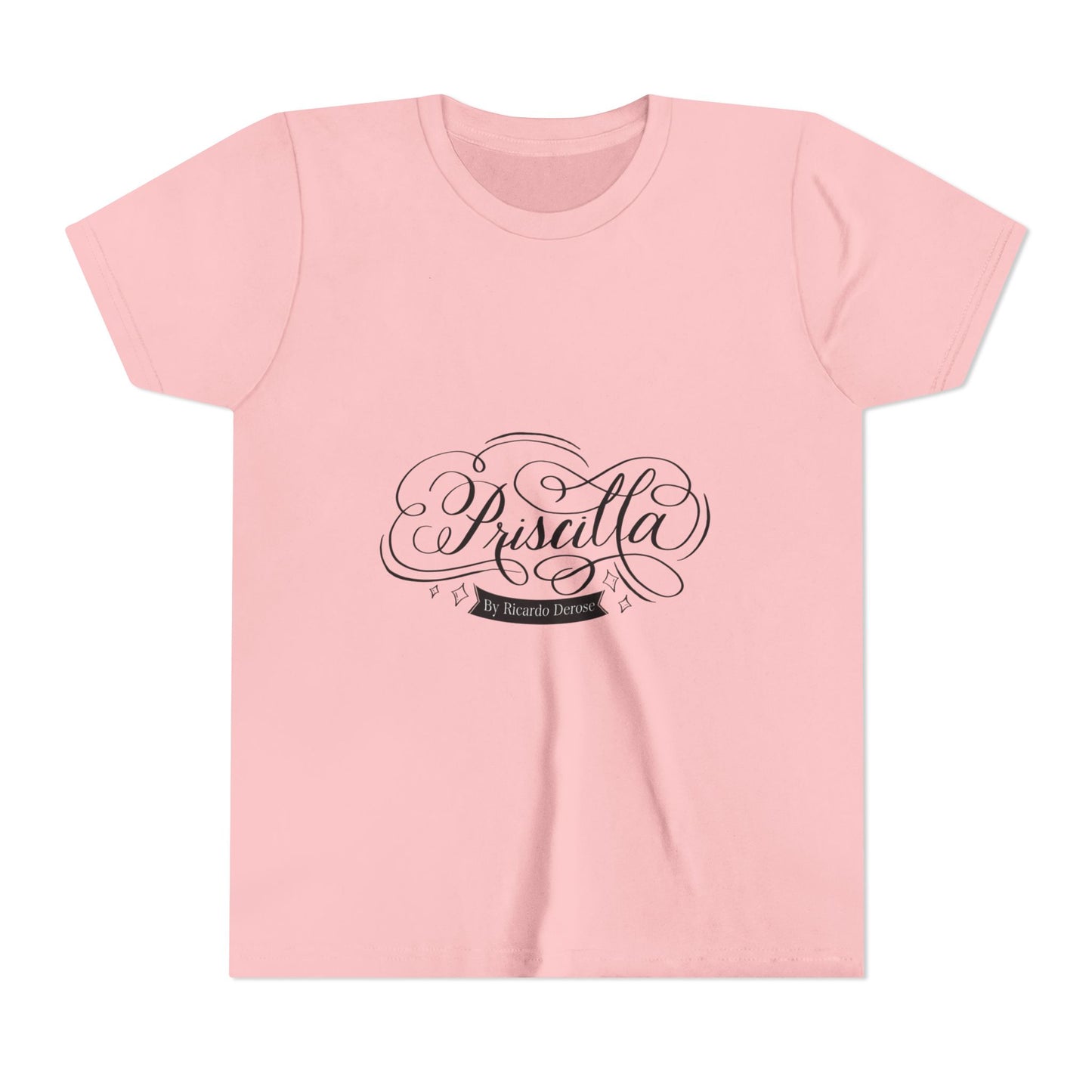 Personalized Priscilla Youth Short Sleeve Tee - Stylish & Comfortable Kids' T-Shirt