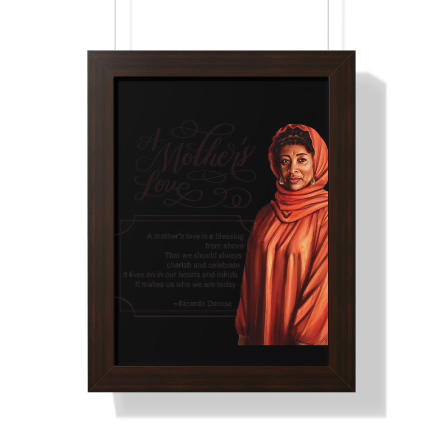 A Mother's Love- Framed Vertical Poster