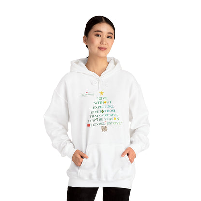 Give Without Expecting_form A Christmas Story_Unisex Heavy Blend™ Hooded Sweatshirt