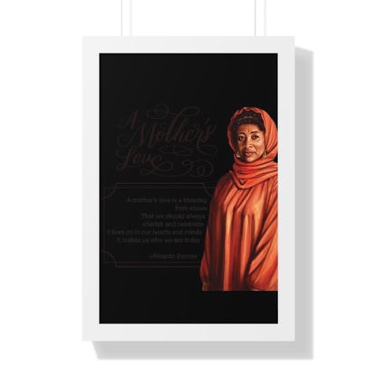 A Mother's Love- Framed Vertical Poster