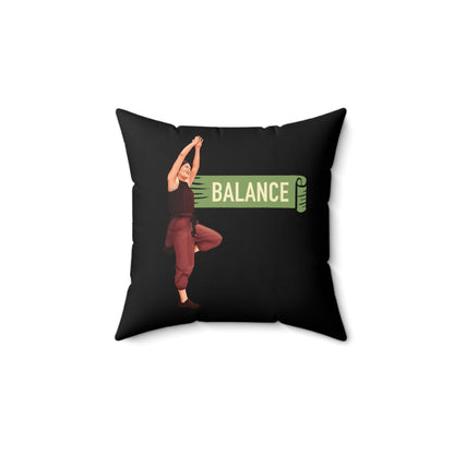 Balance-Spun Polyester Square Pillow