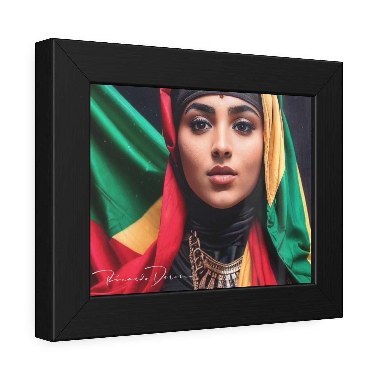 Palestine Girl Framed Poster