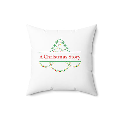 Ricardo Derose Give Without Expecting-from A Christmas Story_Spun Polyester Square Pillow