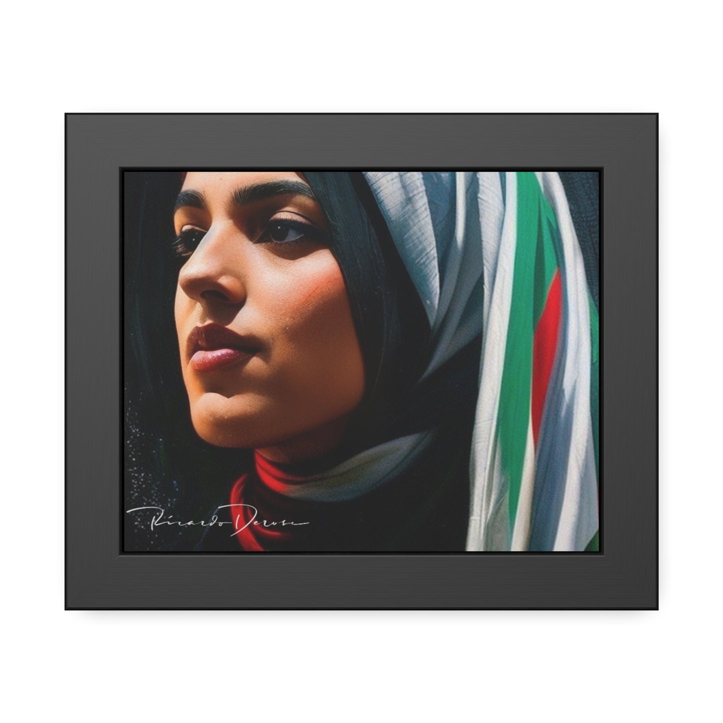 Palestine Girl Framed Poster