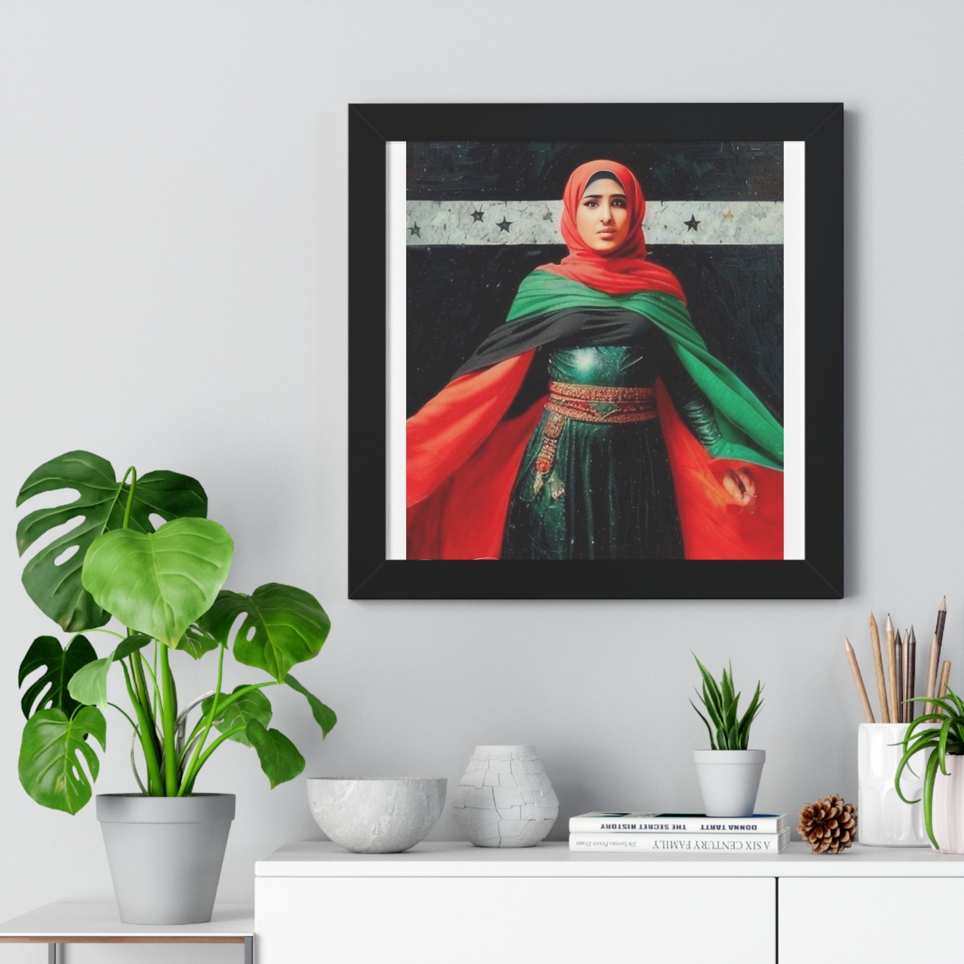 Framed Palestine Vertical Poster - Derose Entertainment 