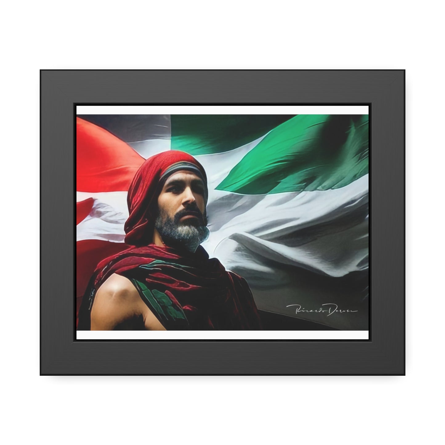 Framed Free Palestine Paper Posters