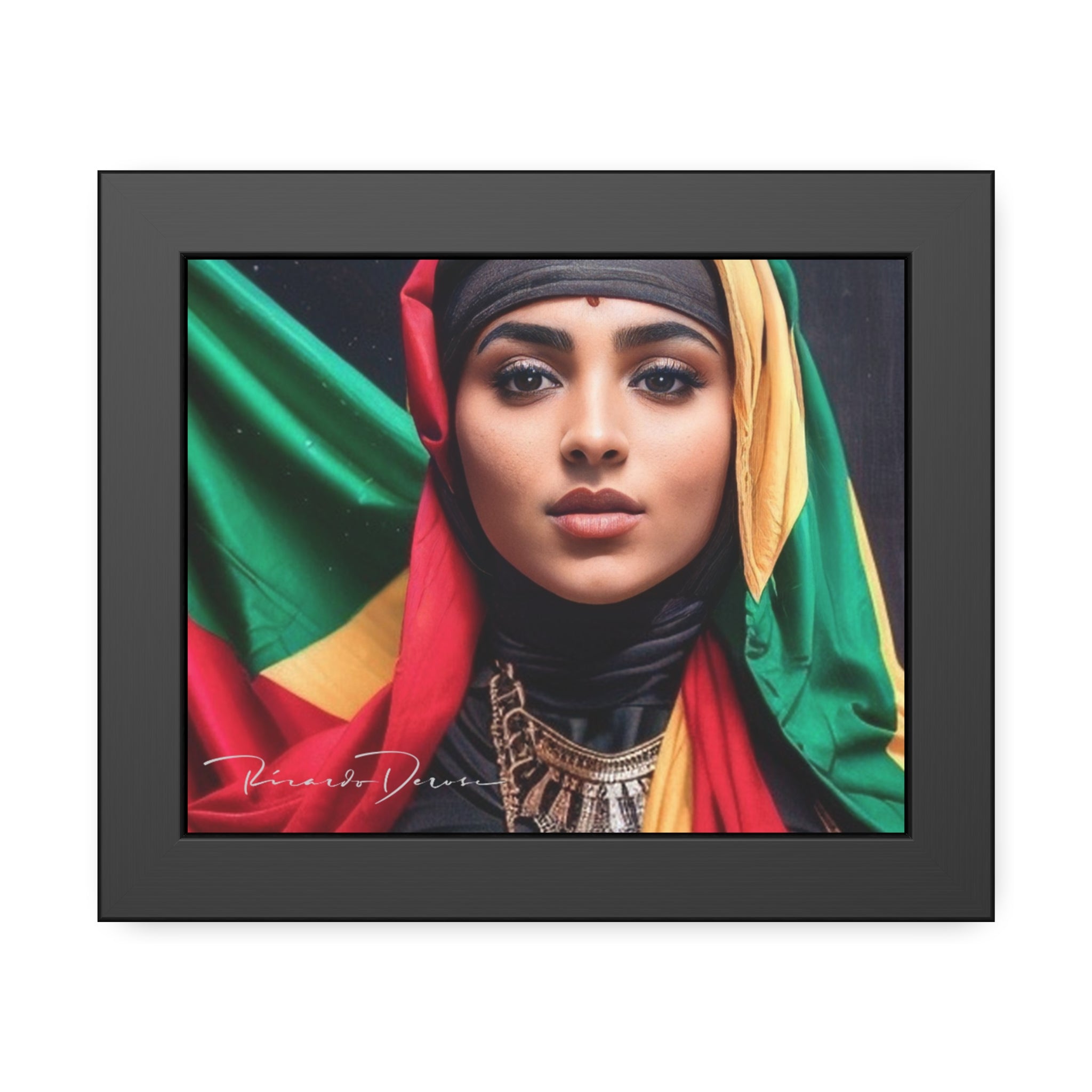 Palestine Girl Framed Poster