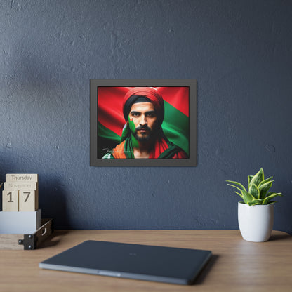 Palestine Man Framed Poster