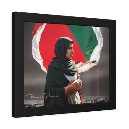 Palestine Girl Framed Poster