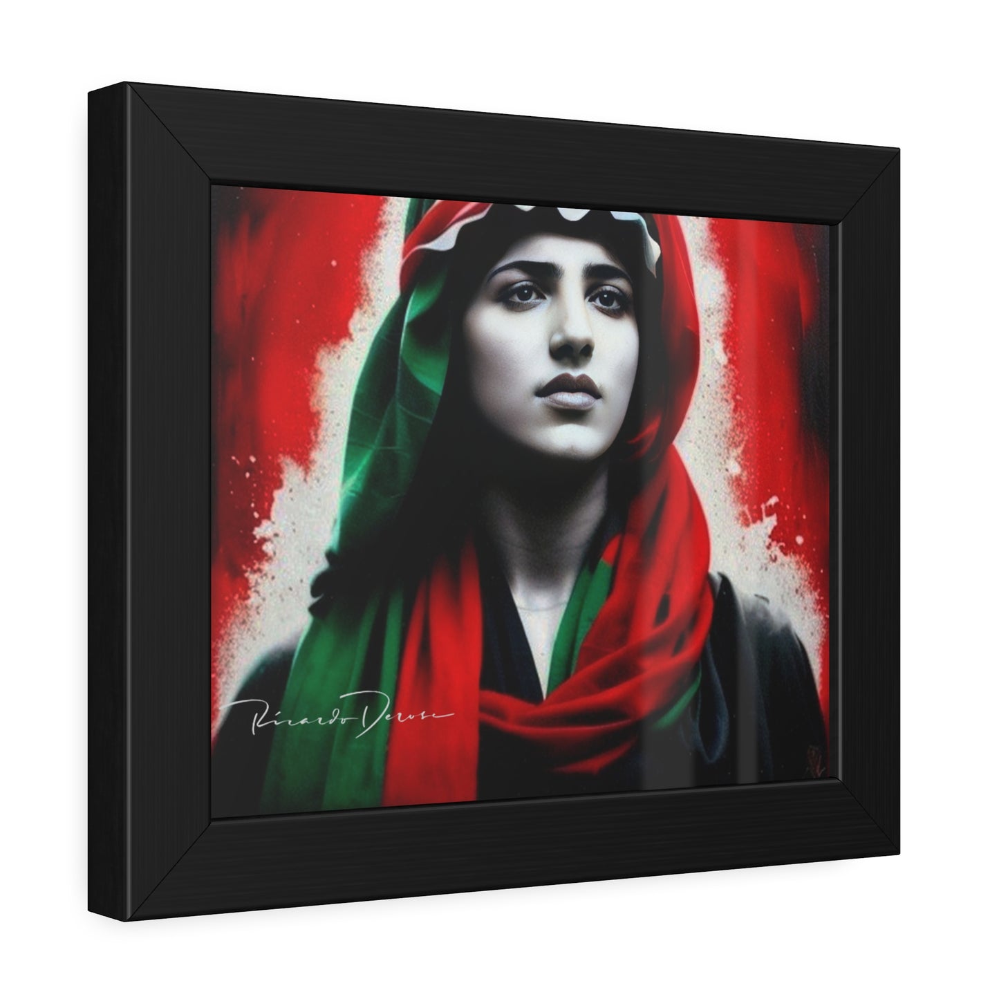 Palestine Girl Framed Poster