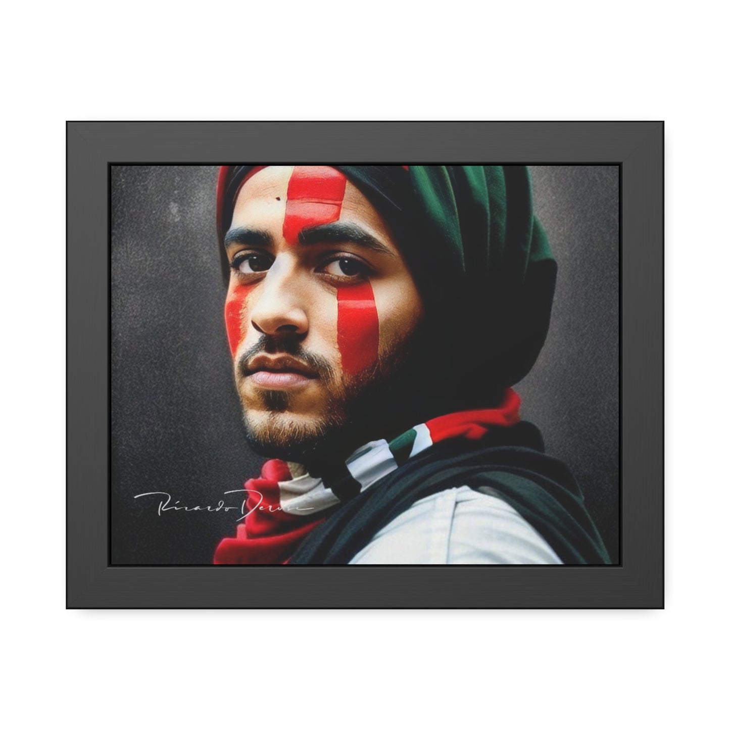 Palestine Man Framed Poster