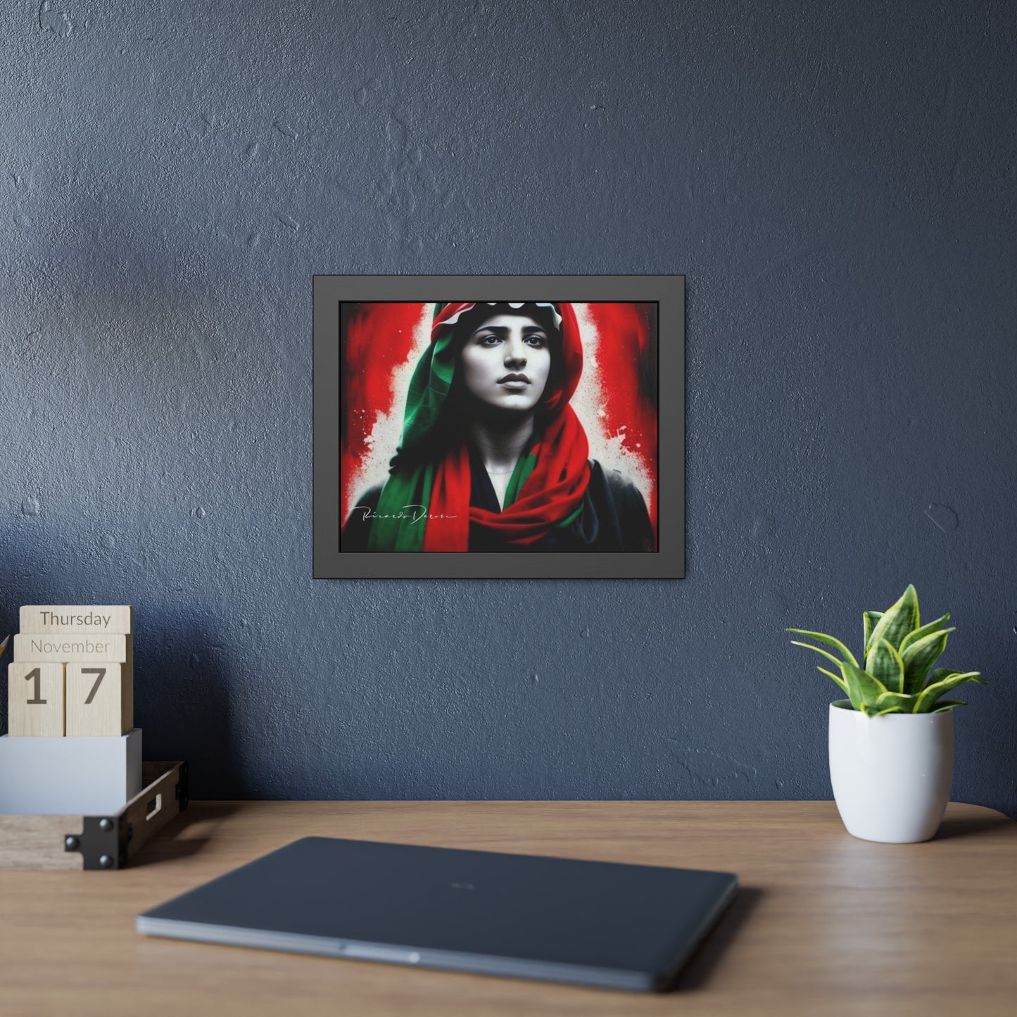 Palestine Girl Framed Poster