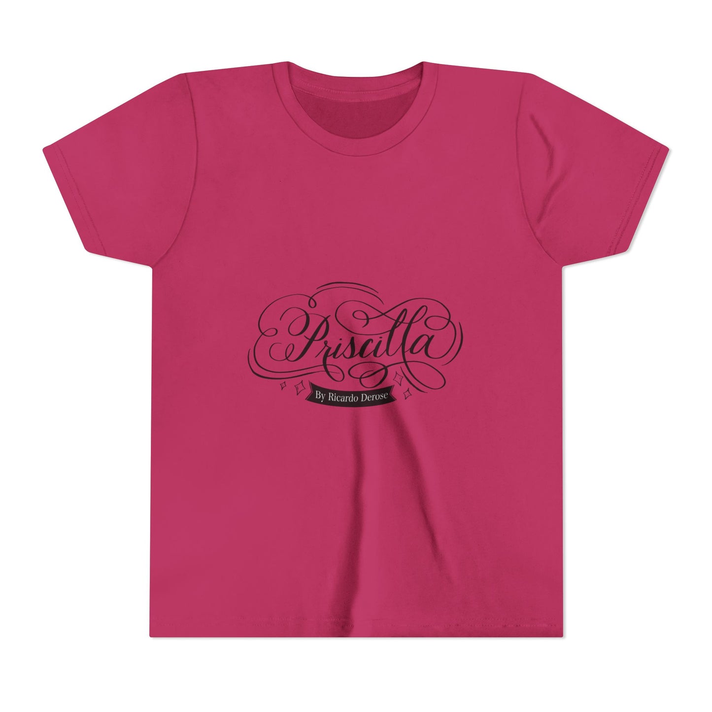 Personalized Priscilla Youth Short Sleeve Tee - Stylish & Comfortable Kids' T-Shirt