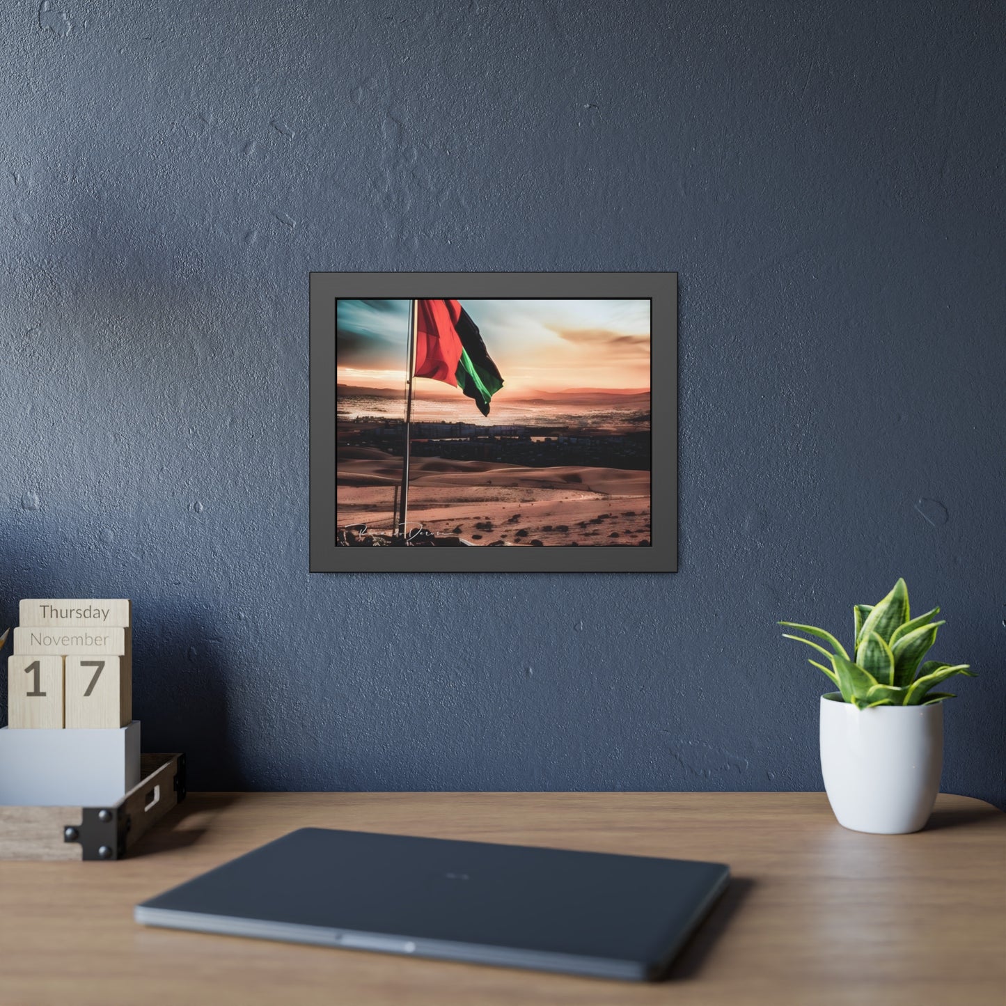 Palestine Flag Framed Poster